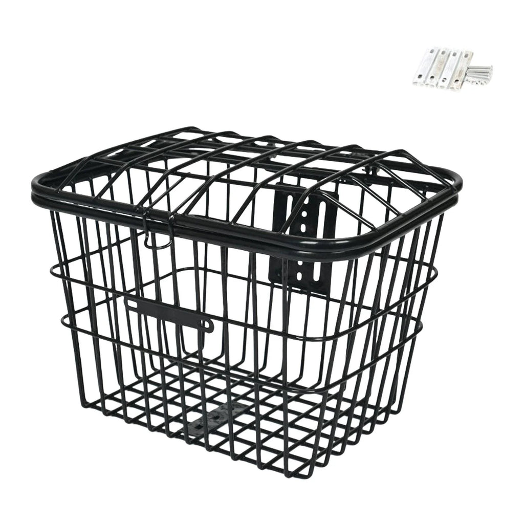 Metal Wire Storage Basket with Cover Y3848