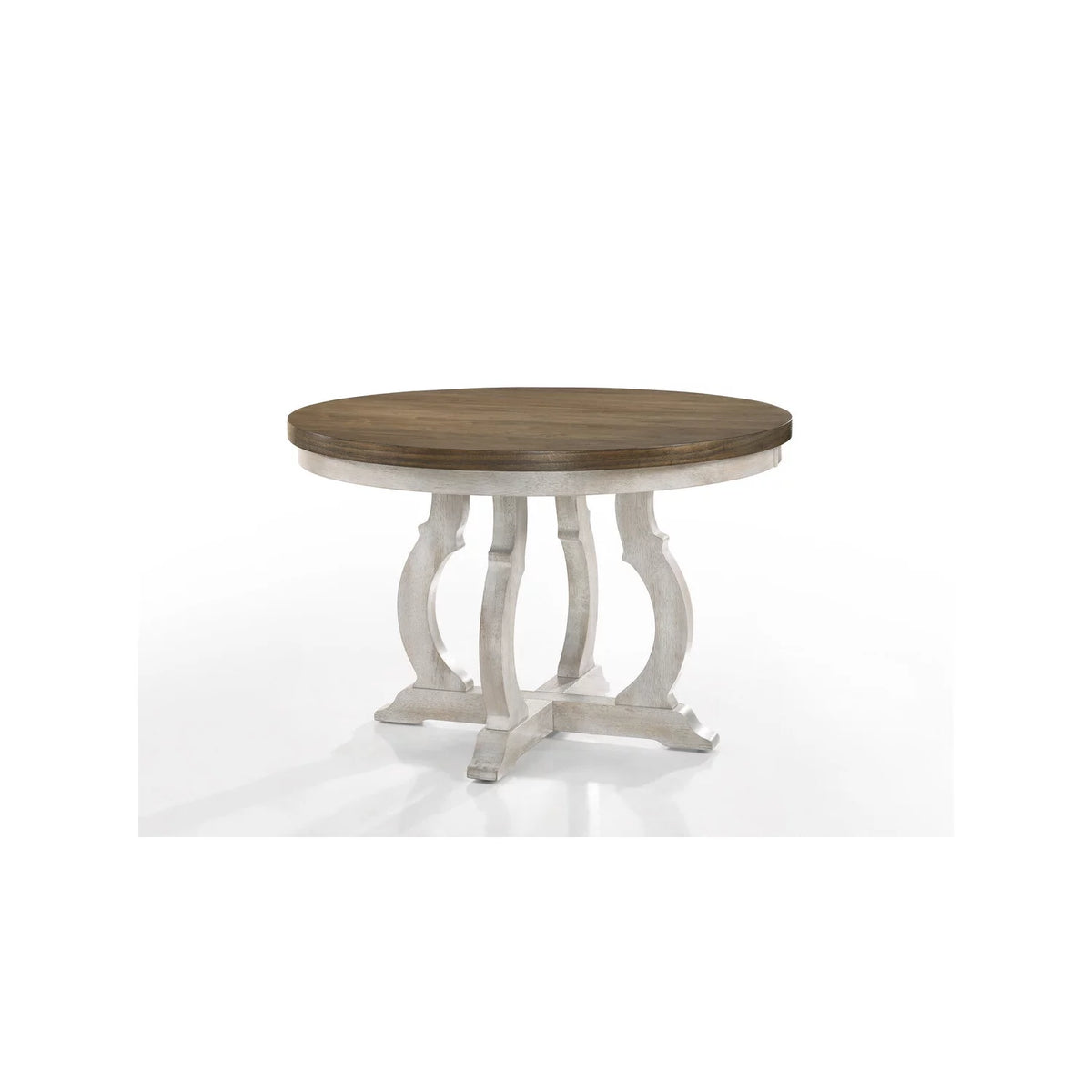 47" Wide Round Wood Dining Table G565