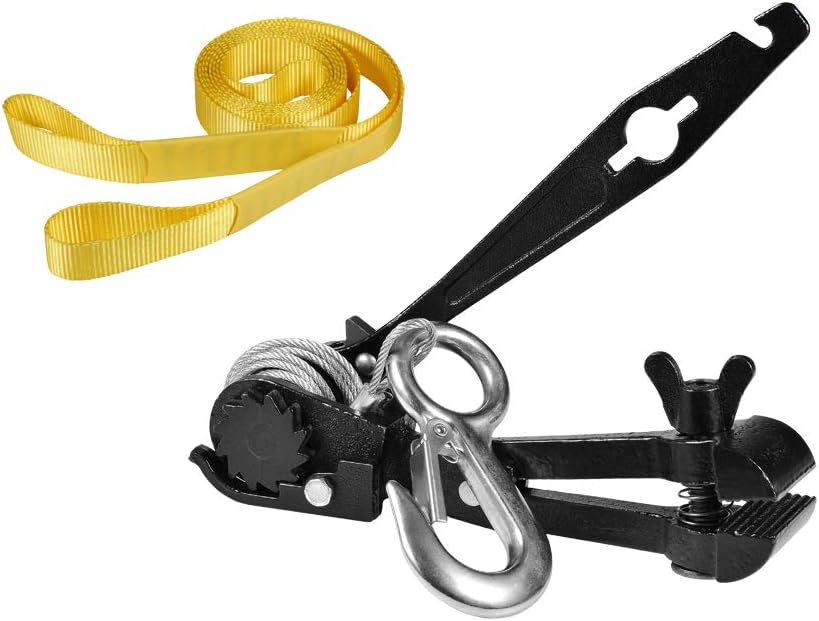Zipline Tensioning Kit with Mini Ratchet, Cable Grip, Tree Sling, Pack of 2 K798
