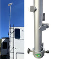 10FT Aluminum Pole with Installed Adapter for Starlink Dish Q80013